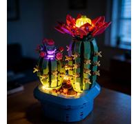 YEABRICKS Lampe LED pour Lego-11509 Botanicals en forme de cactus fleuri (kit de construction non inclus)