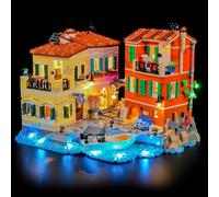 YEABRICKS Lampe LED pour Lego-21359 Ideas Modèle de blocs de construction Riviera italienne (kit de construction non inclus)