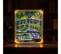 YEABRICKS Lampe LED pour Lego-31220 Art Claude Monet - Pont sur un étang de nénuphars modèle de blocs de construction (kit de construction non inclus)