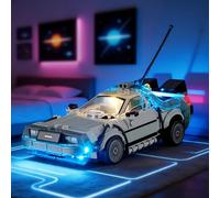 YEABRICKS Lampe LED pour Lego-77256 Speed Champions Time Machine du Retour vers le futur Modèle de blocs de construction (kit de construction non inclus)