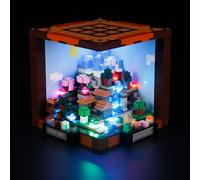 YEABRICKS Lampe LED pour modèle 21265 The Crafting Table Building Blocks (kit de construction non inclus)
