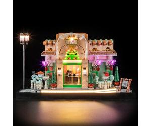 YEABRICKS LED Lumière pour Lego-10362 Icons Le café français Modèle de Blocs de Construction (Ensemble Lego Non Inclus)