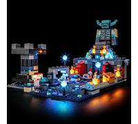 YEABRICKS LED Lumière pour Lego-21246 Minecraft La Bataille des abîmes Modèle de Blocs de Construction (Ensemble Lego Non Inclus)