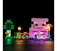 YEABRICKS LED Lumière pour Lego-21268 Minecraft La Maison de Porcelet Modèle de Blocs de Construction (Ensemble Lego Non Inclus)