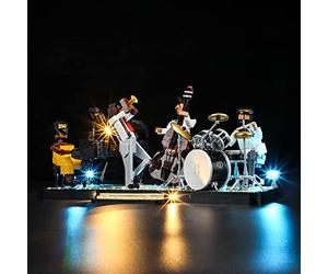 YEABRICKS LED Lumière pour Lego-21334 Ideas Jazz Quartet Modèle de Blocs de Construction (Ensemble Lego Non Inclus)