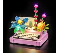 YEABRICKS LED Lumière pour Lego-31169 Creator 3-in-1 La Machine à écrire avec des Fleurs Modèle de Blocs de Construction (Ensemble Lego Non Inclus)