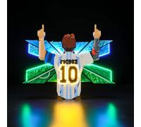 YEABRICKS LED Lumière pour Lego-43018 Lego® Editions Lionel Messi - La célébration Modèle de Blocs de Construction (Ensemble Lego Non Inclus)