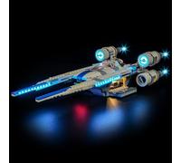 YEABRICKS LED Lumière pour Lego-75399 Star Wars Le Chasseur stellaire U-Wing de l’Alliance Rebelle Modèle de Blocs de Construction (Ensemble Lego Non Inclus)