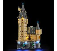 YEABRICKS LED Lumière pour Lego-76454 Harry Potter Le château de Poudlard : la Tour Principale Modèle de Blocs de Construction (Ensemble Lego Non Inclus)