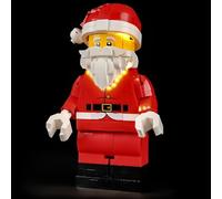 YEABRICKS Lumière LED pour figurines Lego-40820 - Modèle de blocs de construction - Père Noël - Ensemble de construction non inclus
