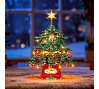 YEABRICKS Lumière LED pour Lego-41843 - Famille de Noël - Décoration d'arbre de Noël - Modèle blocs de construction (kit de construction non inclus)