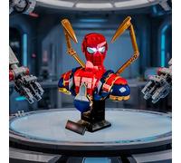 YEABRICKS Lumière LED pour Lego-76326 Marvel Iron Spider-Man Bust Building Blocks Model (kit de construction non inclus)