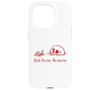 Yeah I'm Fine, No Worries, Nowning Skull, Everything's Fine Coque pour iPhone 15 Pro