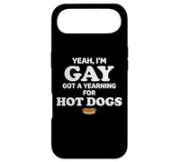 Yeah I'm Gay Got A Yearning for Hot Dogs Funny Meme LGBTQ Coque pour iPhone Air