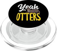 Yeah Sea Otter Dessin animé drôle Loutre PopSockets PopGrip pour MagSafe