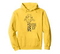 Yeah So... Irked Girafe Expression Funny Cartoon Animal Sweat à Capuche
