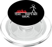 Yeah Thats Not Great Figurine Humoristique Sarcastique Humoristique PopSockets PopGrip pour MagSafe