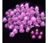 YeahBoom 120 PCS LED Balloon Lumière,Boule Mini Rond LED Balloon Lumière pour la lumière de la lanterne, décoration pour Noël, Halloween,longue durée de veille