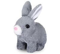 YeahBoom Jouet de Lapin Interactif Réaliste,Jouet Interactif Lapin de Paques,Jouets en Peluche électronique pour Enfants,Lapin en Peluche Interactive,Animaux en Peluche Interactifs