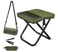 YeahBoom Tabouret pliant portable - Tabouret de camping pliable - Tabouret de camping pliable portable - Pour voyage, pique-nique, trekking, pêche, jardin