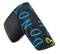 Yeahdor Nouveau Et Simple Protecteur Imperméable Housse pour La Tête des Clubs Golf Bois Conducteur Putter Wedge Et Club Darène Putter Noir en Forme de L Taille Unique