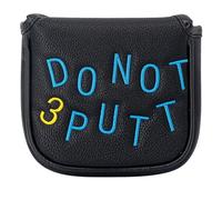 Yeahdor Nouveau Et Simple Protecteur Imperméable Housse pour La Tête des Clubs Golf Bois Conducteur Putter Wedge Et Club Darène Putter carré Noir Taille Unique