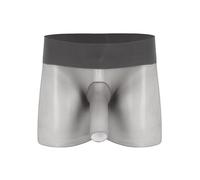 Yeahdor Slip érotique Jockstrap Lingerie Sexy Caleçon Transparent Bas de Bikini T-Back Underwear Mini Tongs pour Homme