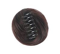 YEAHH Faux Chignon Rouge Head Catch Wig Head Clip Femme Natural Hair Pack Bud Hair Pack perruque Perruque Rouge Carre (B, One Size)