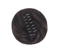 YEAHH Faux Chignon Rouge Head Catch Wig Head Clip Femme Natural Hair Pack Bud Hair Pack perruque Perruque Rouge Carre (C, One Size)