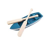 YEAHH Figurine Cycliste Decoration Boat Miniature Mini Living Garage Kits Figurine Mansion 3 (As Shown, One Size)