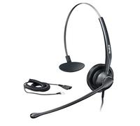 Yealink YHS34 Casque Avec fil Arceau Bureau/Centre d'appels Noir
