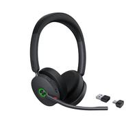 Yealink Casque Bluetooth BH74 – Réduction de bruit, Sans fil, Socle de charge USB-C/A Noir