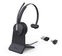 Yealink BH70 Casque Bluetooth mono sans fil avec support USB-C/A, suppression du bruit 3 micro, jusqu'à 35 heures de temps de conversation, dongle BT51 C avec adaptateur de type A