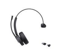 Yealink BH70 Casque Mono Arceau Bluetooth 5.2 USB-C/A pour Bureau/Centre d'appels, Portée 50m, Autonomie 35h, Compatible Windows/Mac/Android/iOS