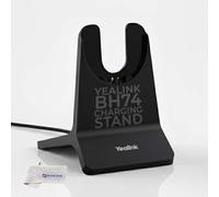 Yealink BH74 Support de charge pour casques hybrides sans fil Bluetooth BH74 et WH68 - Station de charge rapide avec câble USB-A de 1,2 m, design compact pour l'organisation de bureau, pour le bureau