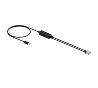 Yealink Câble téléphonique pour casques WH64/WH63 E2/WH68 DECT - 3311093 | AUDIO ONLY-NO Casque, fonction bouton de réponse/fin du casque, compatible avec les téléphones de bureau Cisco, Poly, Avaya