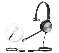 Yealink Casque avec micro RJ9 pour Voip Phone YHS36 Mono