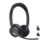 Yealink Casque Bluetooth sans Fil BH70 avec Microphone pour Le Travail, jusqu'à 35 Heures d'autonomie en Conversation, Suppression du Bruit à 3 Microphones, 147g Casque certifié Microsoft Teams