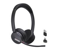 Yealink Casque Bluetooth sans Fil BH70 avec Microphone pour Le Travail, jusqu'à 35 Heures d'autonomie en Conversation, Suppression du Bruit à 3 Microphones, 147g Casque certifié Microsoft Teams