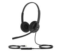 Yealink Casque UH34 Lite Dual Teams – Filaire arceau USB Type-A, bureau/centre d'appels, noir