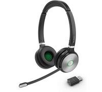 Yealink Casque WH62 Dual Portable UC, Noir, Gris