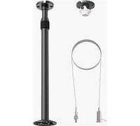 Yealink cm-Mount KIT - Kit de Fixation 3 en 1 pour Microphone de Plafond CM20, Comprend 3 Cordes de Suspension, Support de Plafond, Barre réglable en Longueur, Options d'installation Flexibles