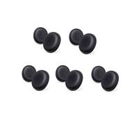Yealink coussinets noirs BH76 (5 paires) Cinq paires de coussinets en mousse/silicone de rechange compatible avec les casques Yealink BH76.
