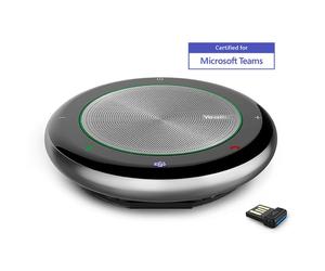Yealink CP700 MS + Dongle BT50 Haut-parleur portable Optimisé Teams multi-connecté avec son HD et dongle USB pour petites réunions