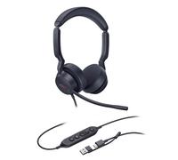 Yealink Casque filaire UH44 double USB-C/A – Certifié pour Microsoft Teams