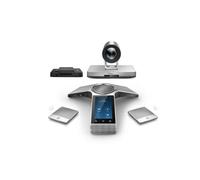 Yealink Kit de salle de conférence CP960-UVC80 - Caméra de vidéoconférence FullHD UVC80, haut-parleur de conférence CP960, mini-PC et boîtier de gestion des câbles, 2 microphones d'extension sans fil