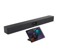 Yealink MeetingBar A40-031 Solution de vidéoconférence 4K Tout-en-Un avec Double caméras de 48 MP, Champ de Vision 120°, Baie de Microphones 8 MEM, Panneau Tactile CTP25, Compatible avec Microsoft