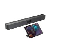 Yealink MeetingBar A50-031 Système de collaboration vidéo avec console tactile CTP25, barre de conférence tout-en-un, caméras triples 50 MP, résolution 4K, pour pièces moyennes à grandes