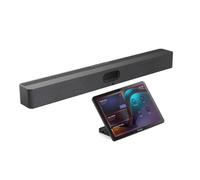 Yealink MeetingBar A50 + Tablette CTP25 Barre vidéo 4K pilotée par l'IA avec contrôleur tactile, idéale pour les salles de conférence de moyenne à