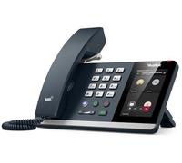 Yealink MP54 E2 Certifié pour Microsoft Teams & Skype for Business, Téléphone de Bureau pour PC, Couplage Bluetooth, Écran Tactile 4 Pouces, Double Port Ethernet avec PoE, Audio HD, Gris Foncé